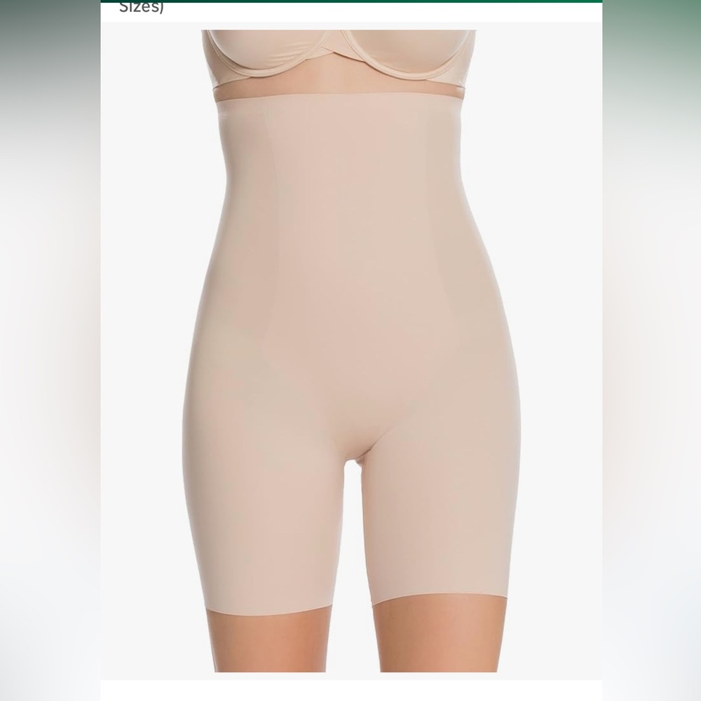 SPANX High-Waist Mid-Thigh Shaper in Nude